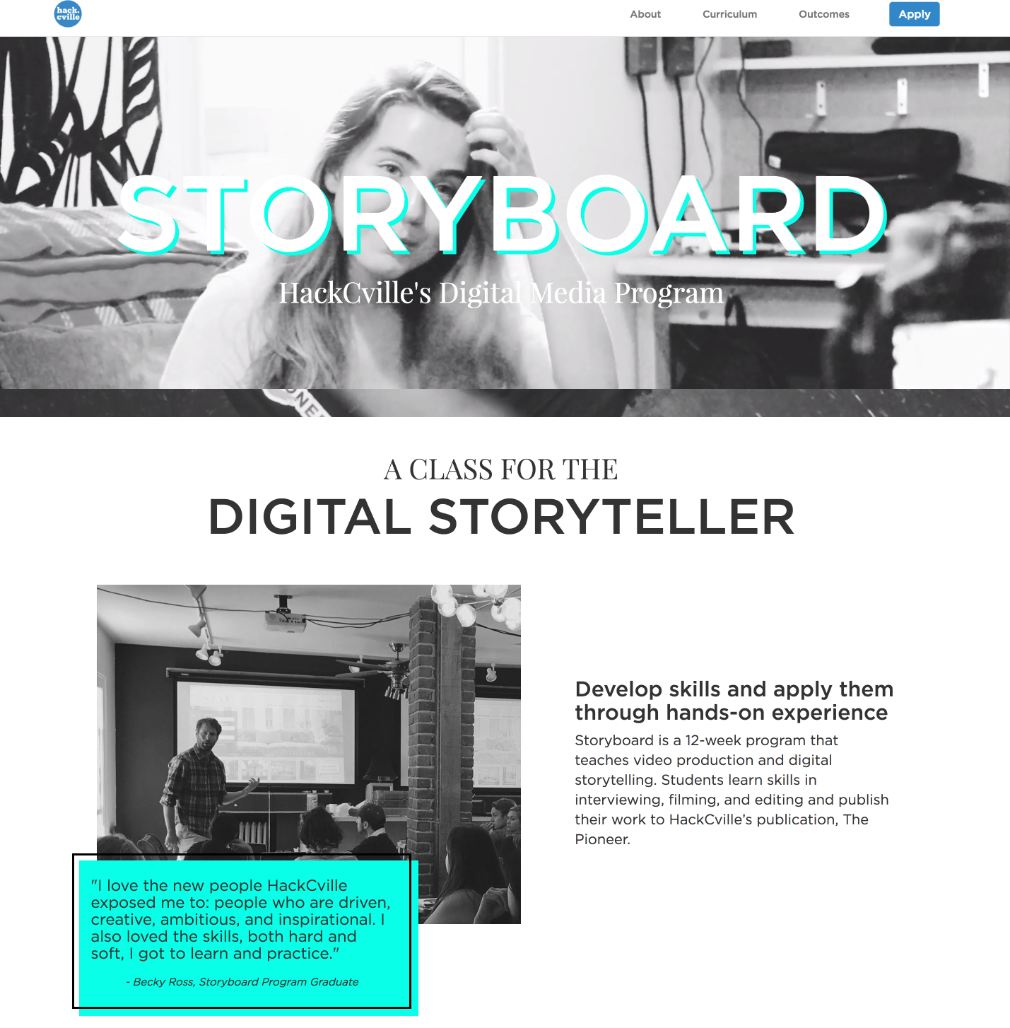 Portfolio | Storyboard Redesign
